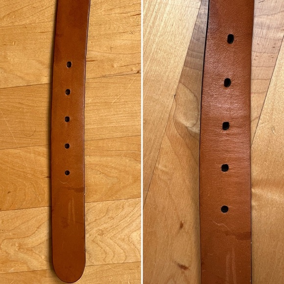 👔Italian Vegetable Tanned Leather | Trafalgar Belt | 36/90 | Black with Silver - Picture 14 of 17